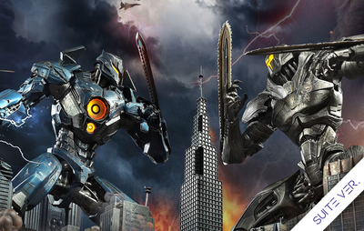 Pacific Rim - Gipsy Avenger vs. Obsidian Fury (Suite Version) Statue