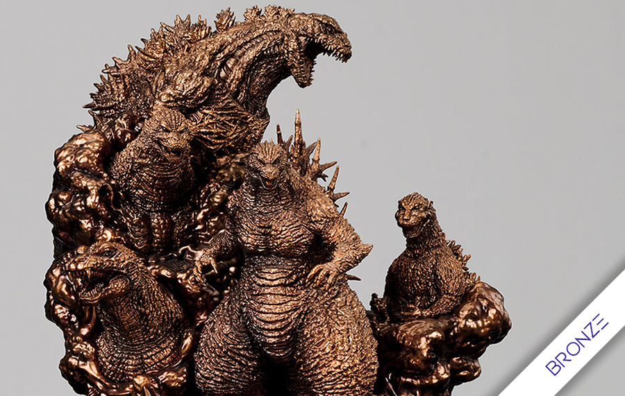 Godzilla Five Legacies (Bronze) Statue