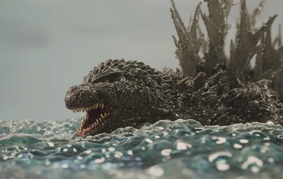 Godzilla Minus One (2023) - Godzilla vs. Shinsei-maru Statue