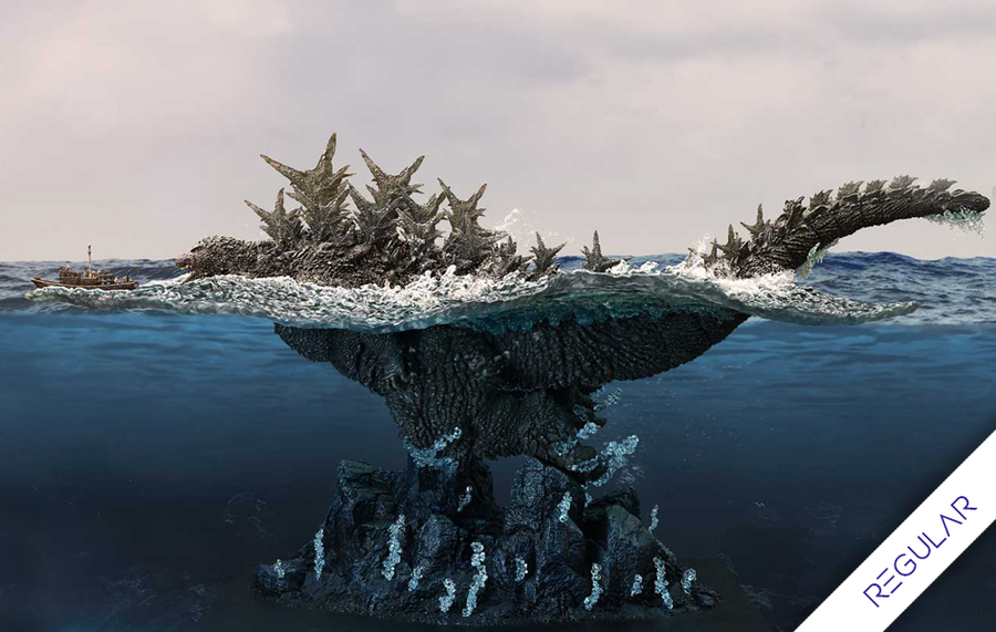Godzilla Minus One (2023) - Godzilla vs. Shinsei-maru (Regular Version) Statue
