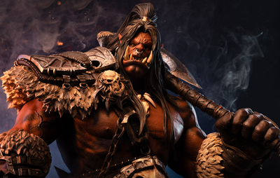World of Warcraft - Grommash Hellscream 1/3 Scale Bust