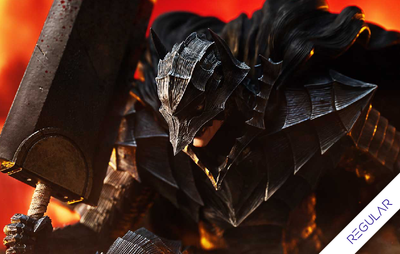Berserk - Grunbeld vs. Guts - Guts, Berserker Armor (Regular) 1/4 Scale Statue