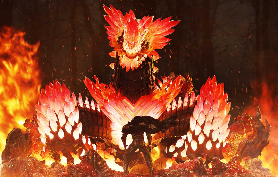 Berserk - Guts vs. Grunbeld in Apostle Form Diorama