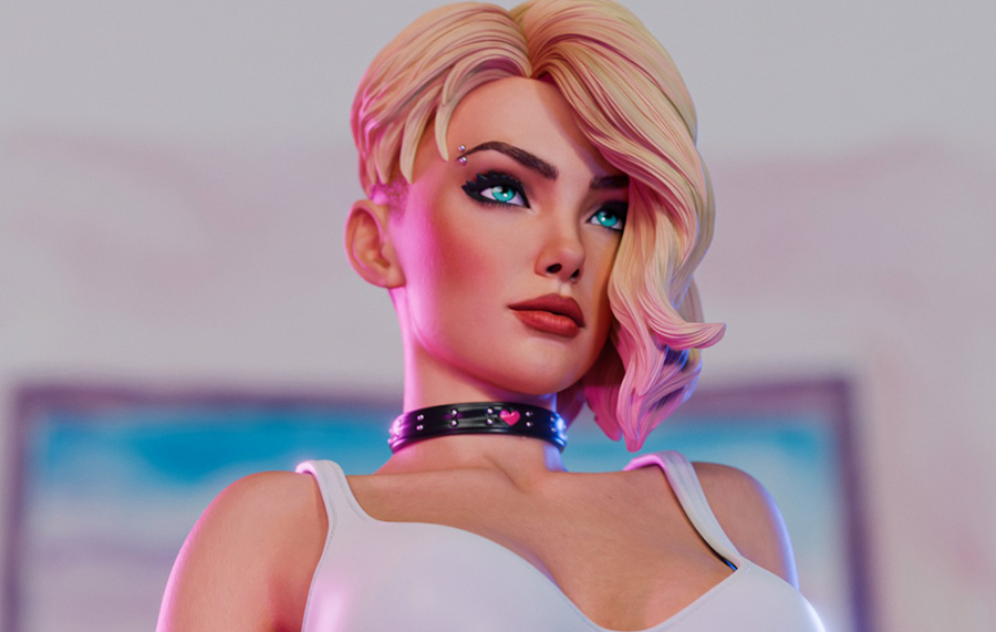 Gwen Stacy 1/4 Scale Statue by Cincronize Labs