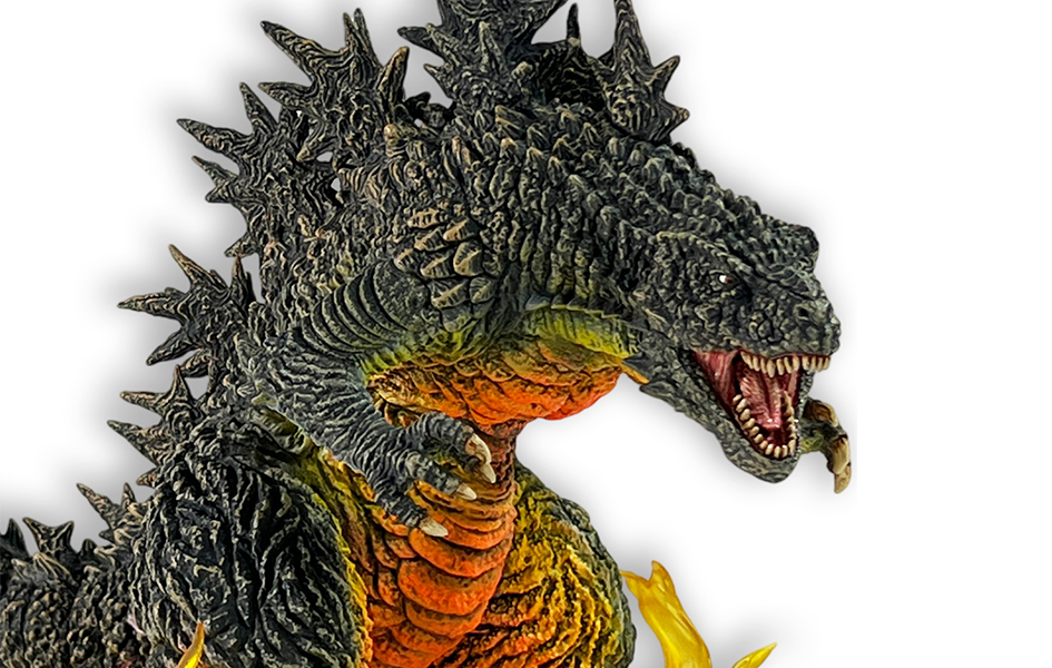 CUSTOM PAINTED PLAYMATES ATOMIC GODZILLA Godzilla Vs Kong