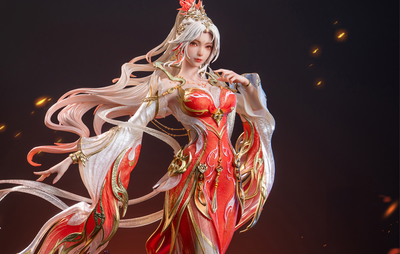 Perfect World - Huo Ling'er (Theatrical Version) 1/4 Scale Statue by Piji
