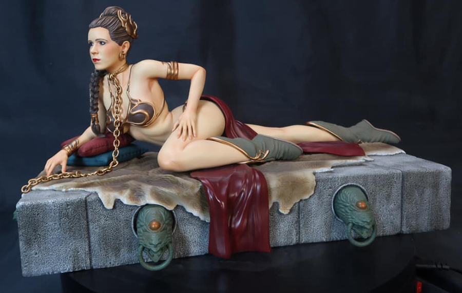 Princess Leia In Jabbas Palace 1/4 Scale Statue by Xionart