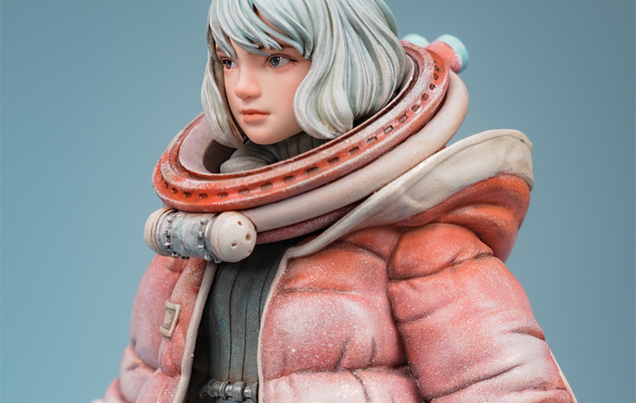 In Front of the Cave 1/6 Scale Statue by Masato Ohata