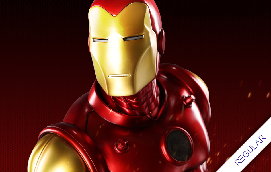 classic iron man helmet Iron Man Classic (Regular Version) Prestige Series 1/3 Scale Statue