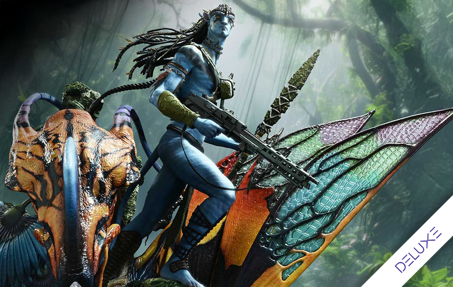 Avatar (2009) - Jake Sully & The Great Leonopteryx (Deluxe) 1/4 Scale Statue