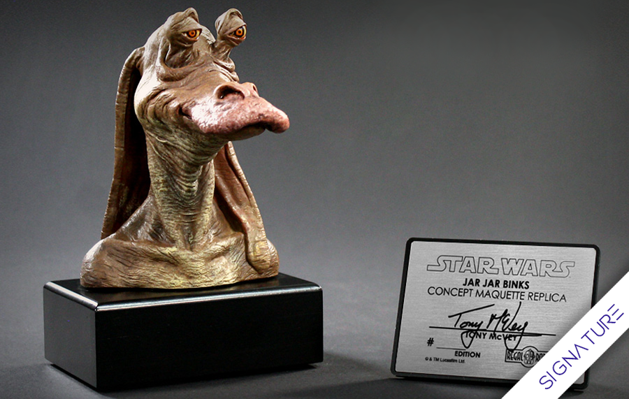 Jar Jar Binks (Tony McVey Signature Edition) Concept Maquette Replica