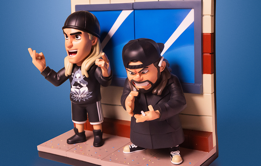 Jay & Silent Bob Chibitz Figure Diorama