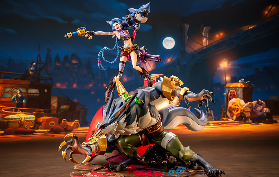 2XKO - Jinx & Warwick 1/10 Scale Statue