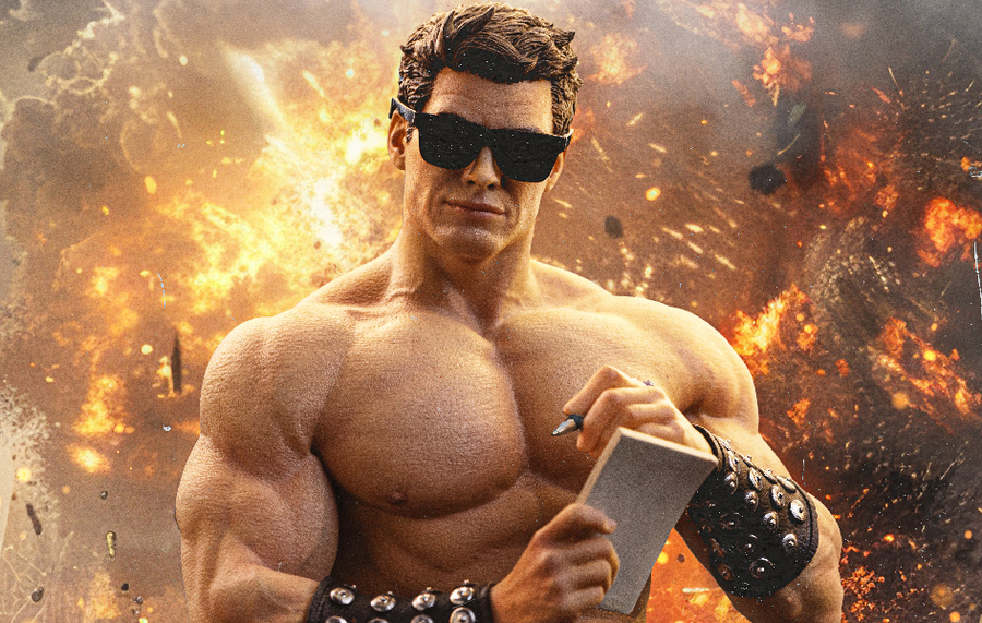 Mortal Kombat - Johnny Cage Art Scale 1/10