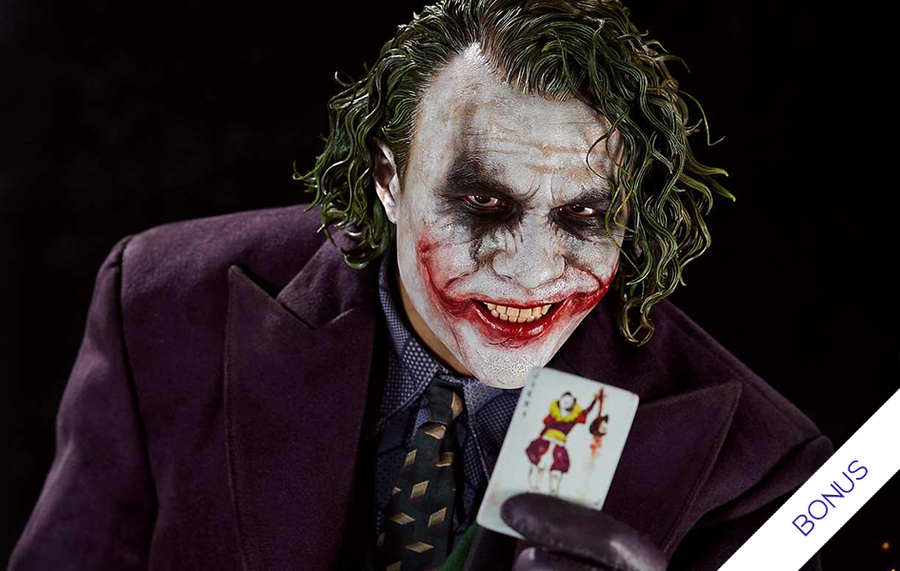 The Dark Knight (2008) - The Joker (Bonus) 1/3 Scale Statue