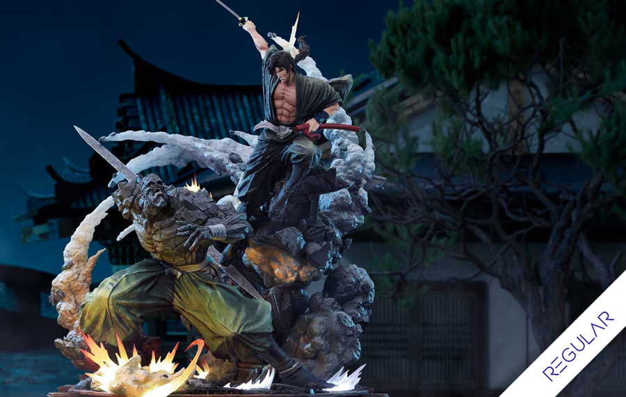 Ninja Scroll - Jubei vs. Tessai (Regular) 1/4 Scale Statue