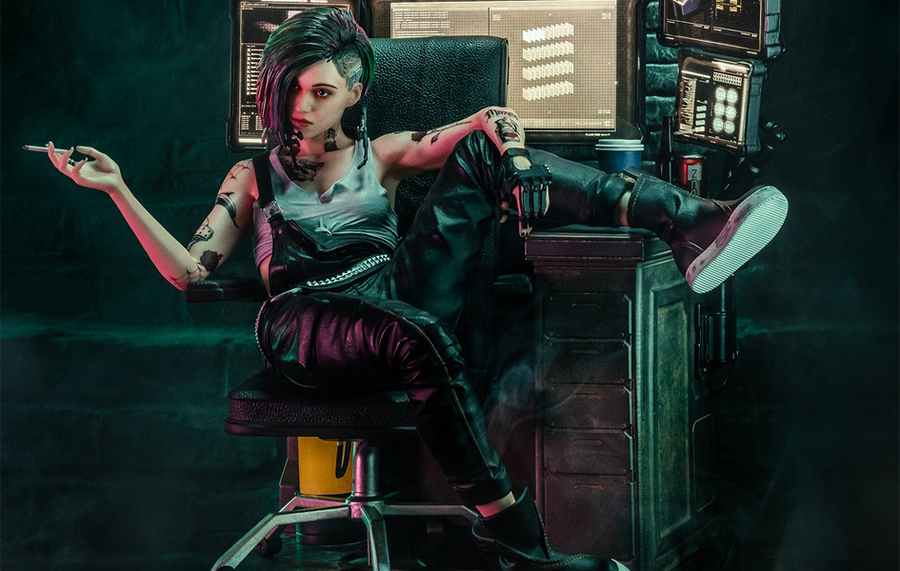 Cyberpunk 2077 - Judy Álvarez 1/4 Scale Statue