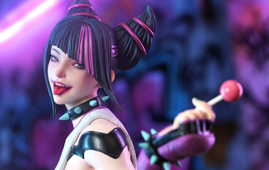 Street Fighter - Juri Han (Spider Girl) 1/4 Scale Statue by Lost Studio