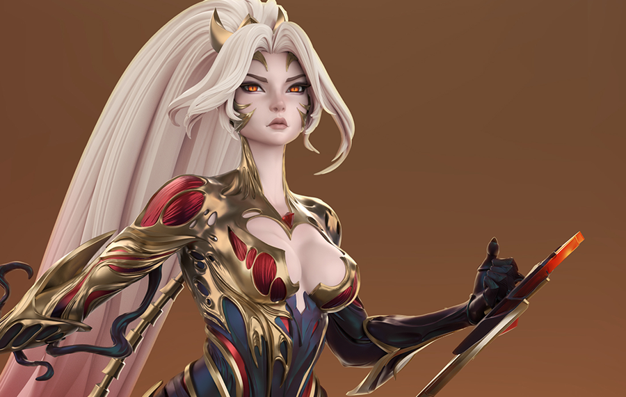 Hall of Legends 2025 - Kai'Sa Immortalized Legend 1/6 Scale Statue