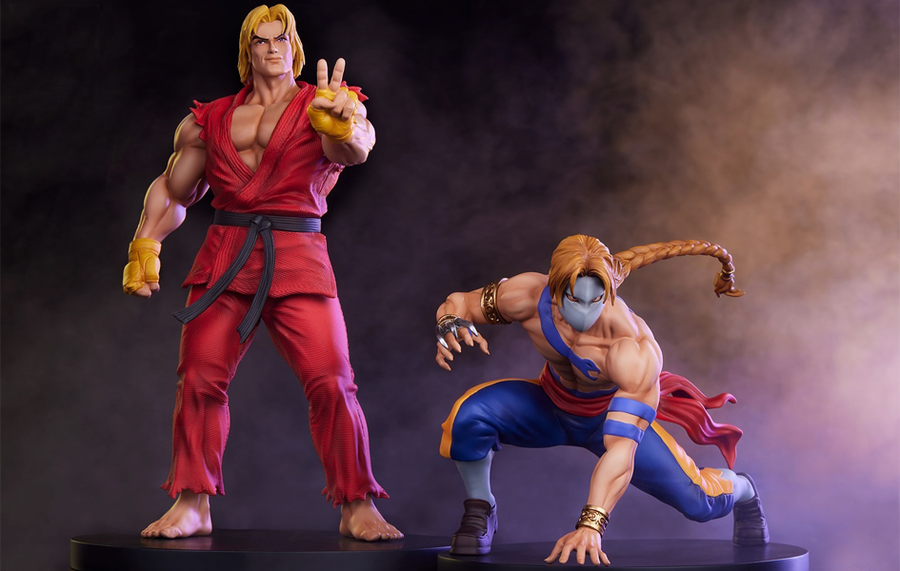 Ken and Vega 1/10 Scale Staute Set