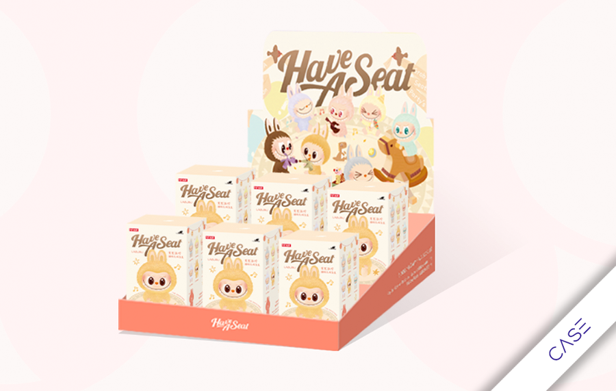 The Monsters - Labubu Have a Seat Vinyl Plush Blind Box Figure Case