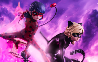 Miraculous - Ladybug & Cat Noir Deluxe Art Scale 1/10