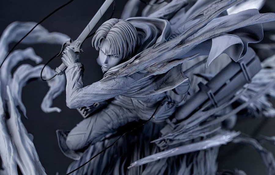 Attack on Titan - Levi vs. Beast Titan 1/6 Scale Statue