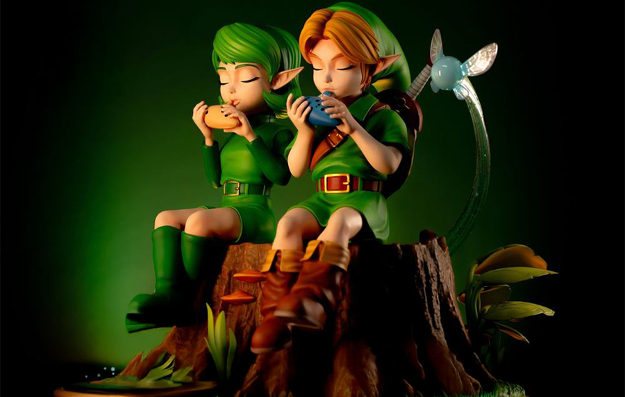 Link & Saria 1/6 Scale Diorama by Kintsukuroi Creations