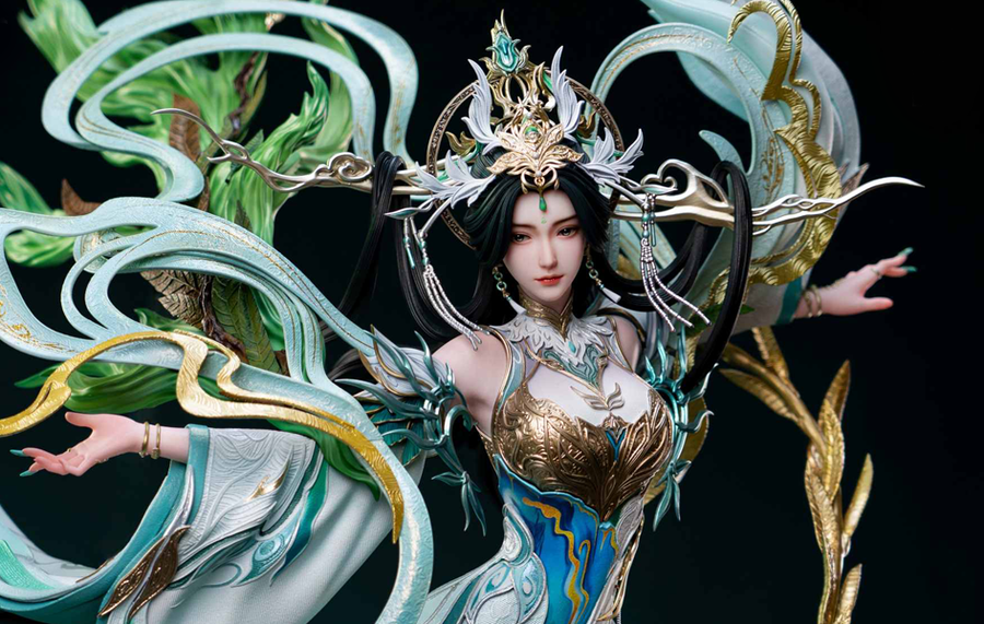 Perfect World - Liu Shen (Willow Diety) 1/4 Scale Statue by Jomatal