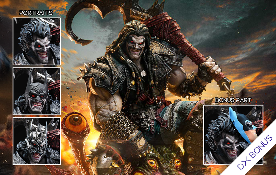 Dark Nights: Death Metal - Lobo Batman: Batman Who Frags (by Carlos D'Anda - DX Bonus) 1/3 Scale Statue