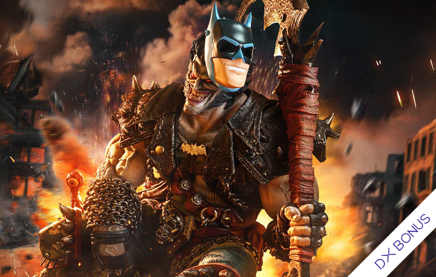 Dark Nights: Death Metal - Lobo Batman: Batman Who Frags (by Carlos D'Anda - DX Bonus) 1/3 Scale Statue