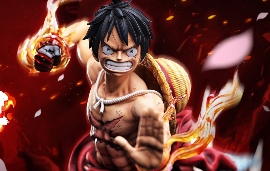 Monkey D. Luffy (Sakura Version) 1/4 Scale Statue