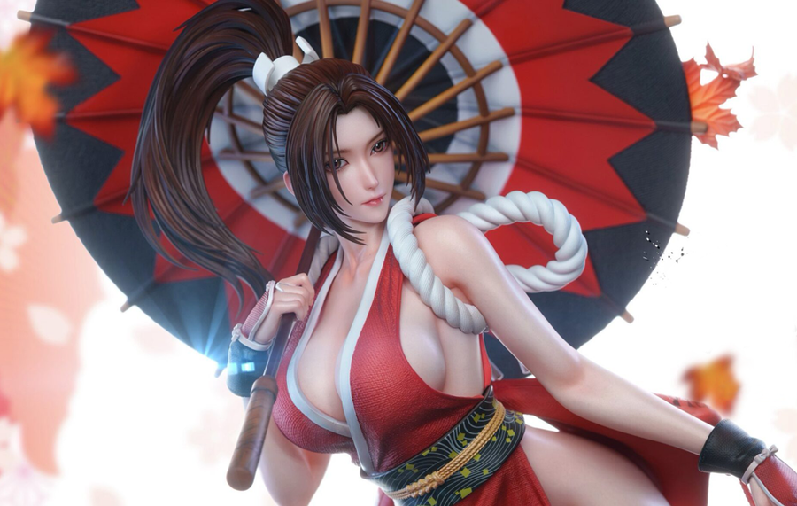King of Fighters XIV - Mai Shiranui 1/4 Scale Statue by Time Explore Studio