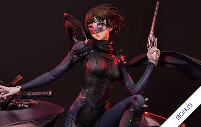 Persona 5 - Makoto Niijima "Queen" & Johanna (Bonus) 1/4 Scale Statue
