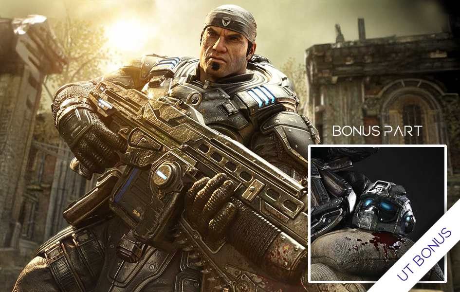 gears of war 3 marcus fenix Real Elite Masterline Gears of War: Reloaded Marcus Fenix Ultimate Bonus Version