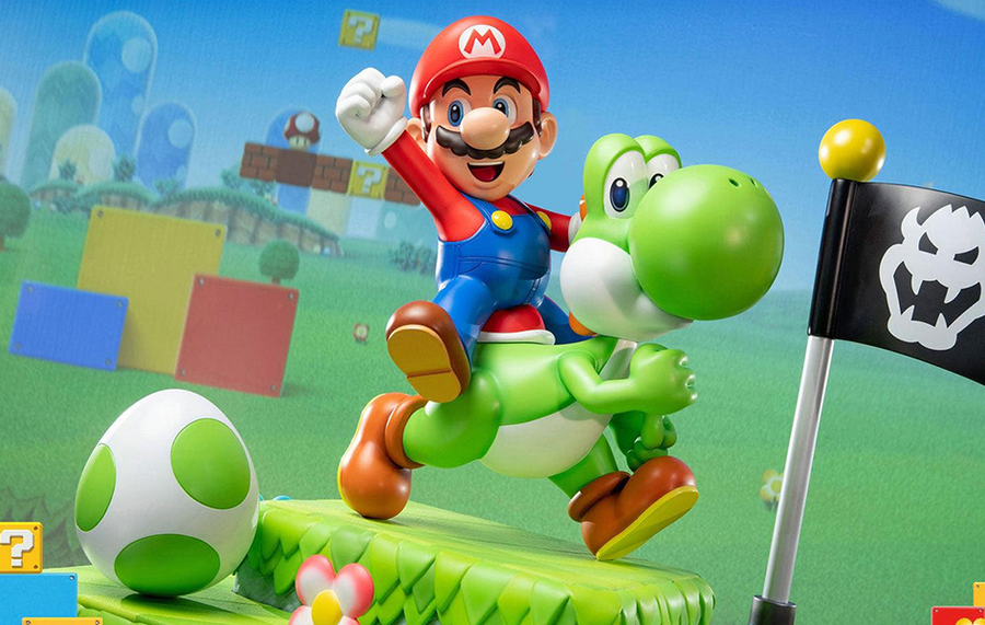 Super Mario – Mario & Yoshi (Definitive Ed.) Statue