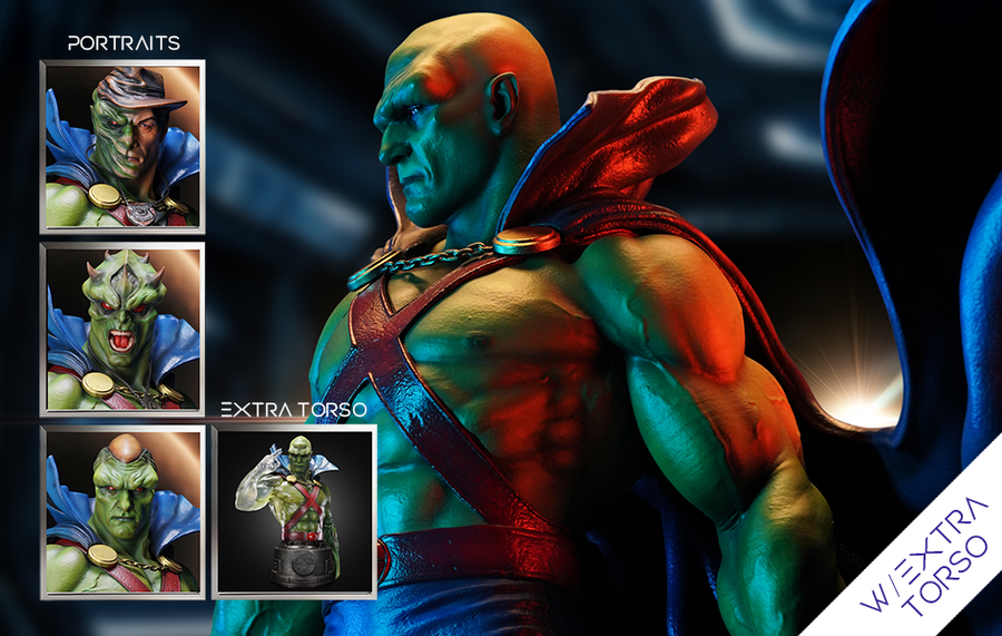Martian Manhunter (w/ Extra Torso) Prestige Series 1/3 Scale Statue
