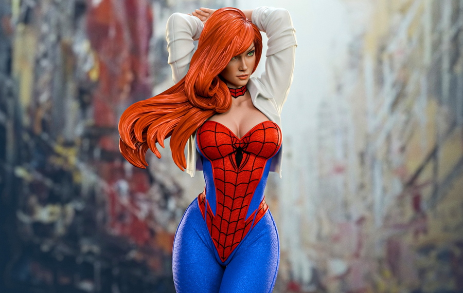 Mary Jane 1/4 Scale Statue by Cincronize Labs