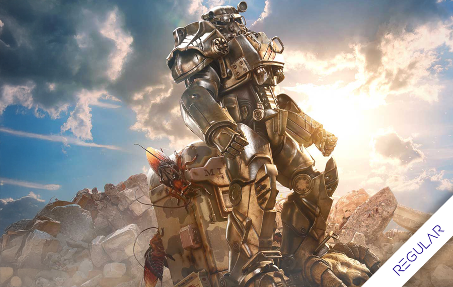 Fallout - Maximus Power Armor (Regular) 1/4 Scale Statue