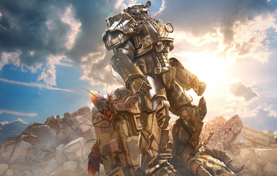 Fallout - Maximus Power Armor 1/4 Scale Statue