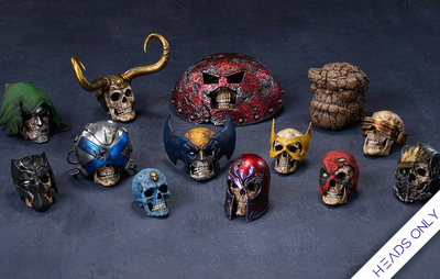 MCU Death Deluxe Set II (Heads Only) 1/4 Scale Accessories