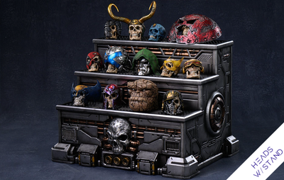 MCU Death Deluxe Set II (Heads w/ Stand) 1/4 Scale Accessories