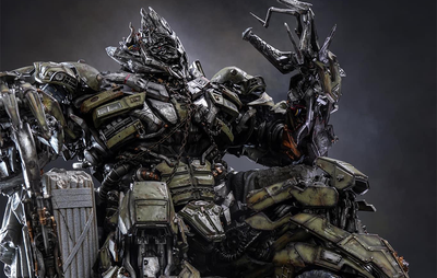 Megatron on Throne Statue