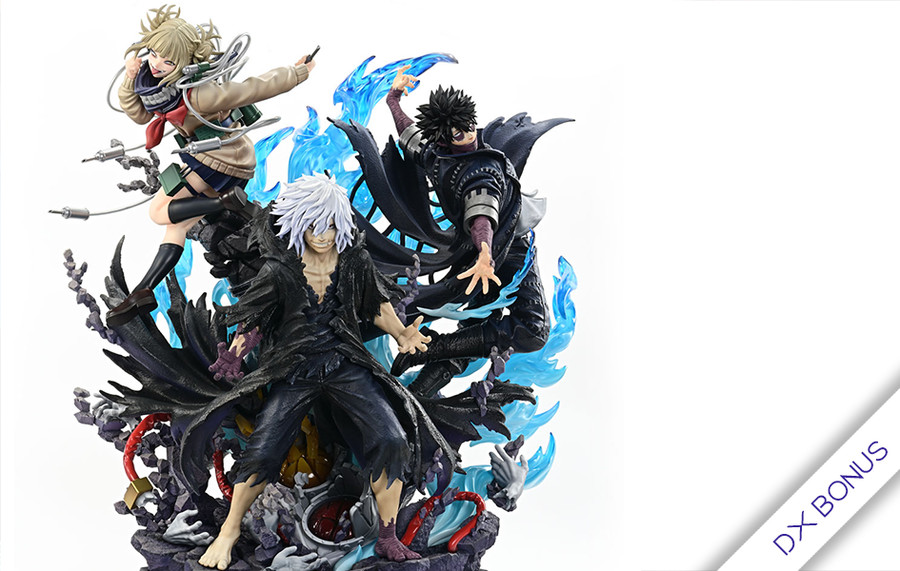 My Hero Academia - Tomura Shigaraki, Dabi, and Himiko Toga (Deluxe Bonus) 1/4 Scale Statue