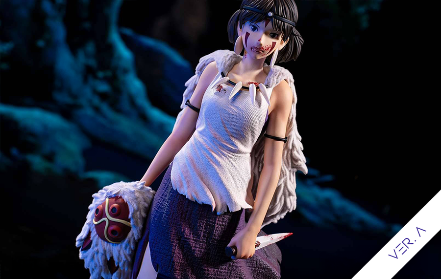 Princess Mononoke - San (Ver. A) 1/6 Scale Statue by White Deer Studio