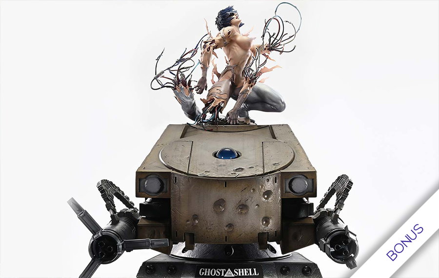 Ghost in the Shell - Motoko Kusanagi vs. Arachnida (Bonus) 1/4 Scale Statue
