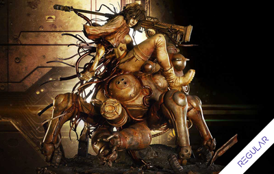 Ghost in the Shell: SAC - Motoko Kusanagi & Tachikoma by Entei Ryu (Regular) 1/4 Scale Statue
