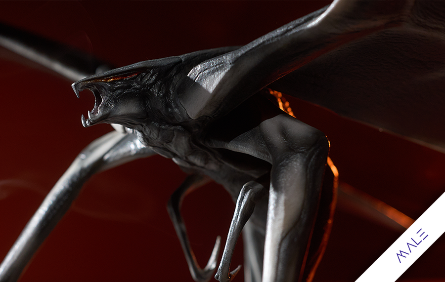 Godzilla (2014) - Muto Male Statue