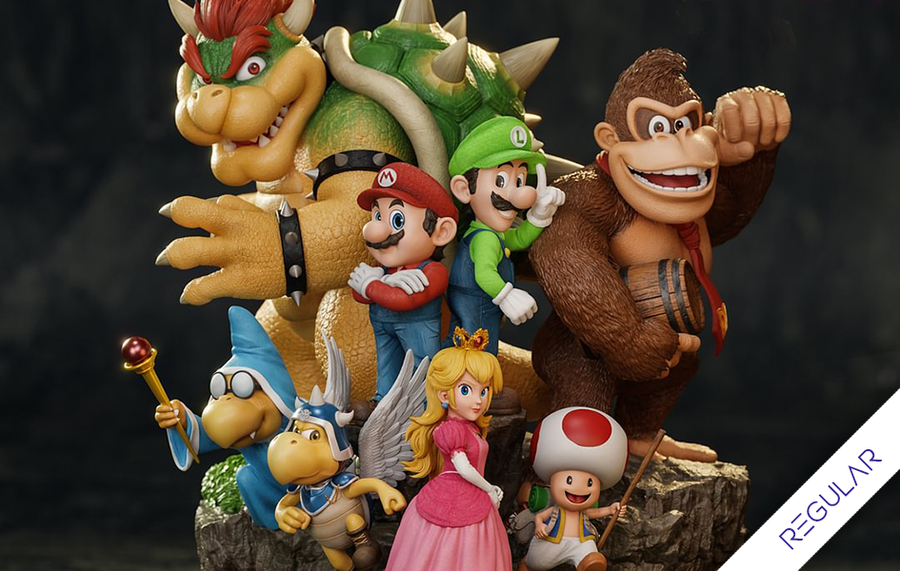 Mario Family 55cm Diorama