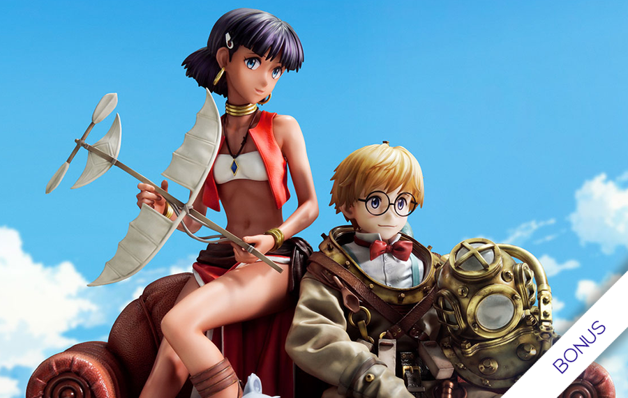 The Secret of Blue Water: Nadia - Nadia & Jean (Bonus Version) 1/6 Scale Statue